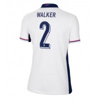 Fotballdrakt Dame England Kyle Walker #2 Hjemmedrakt EM 2024 Kortermet